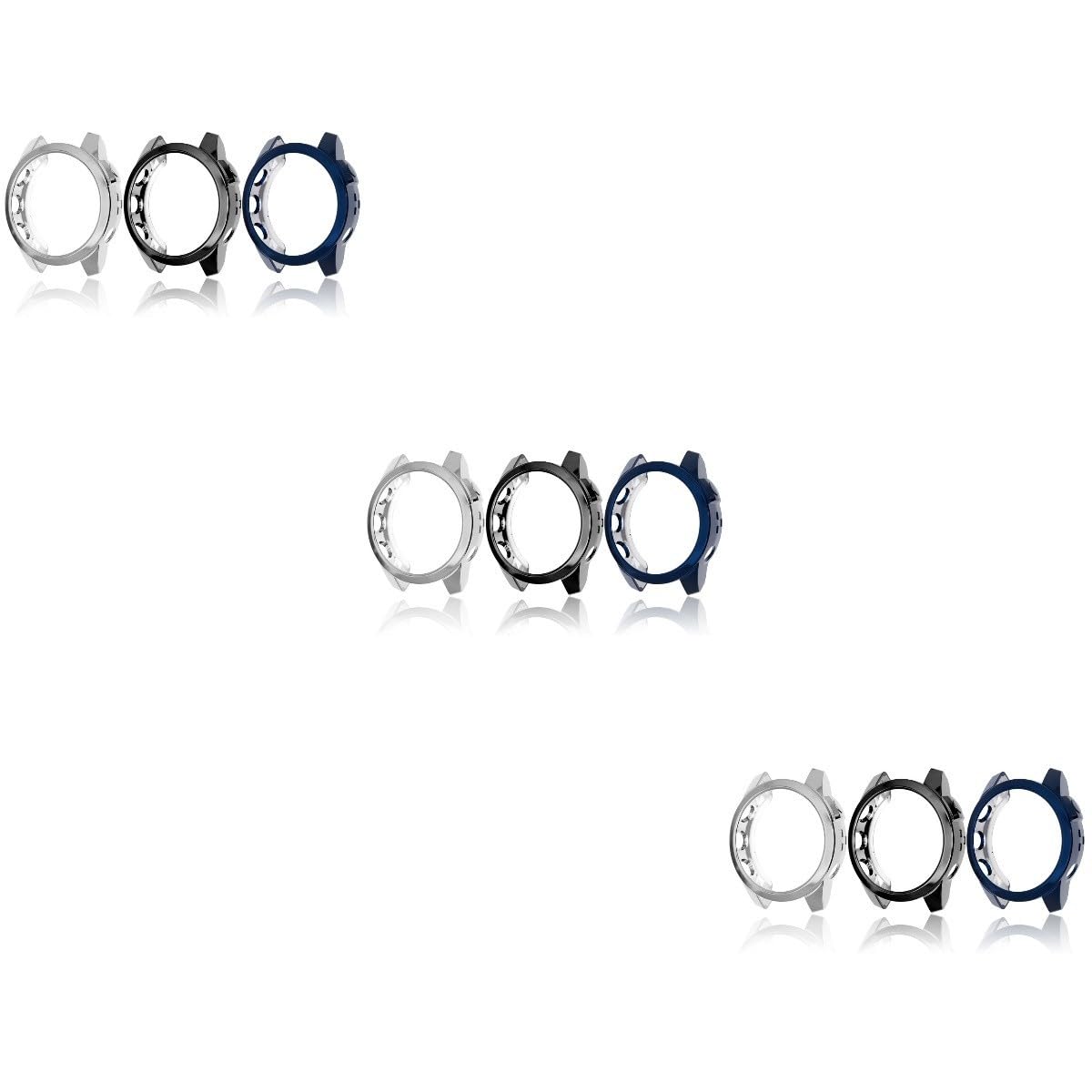 ibasenice 9stücke TPU Schutzhüllen Für Stoßfeste Uhrenabdeckungen Kratzschutz Kompatibel Mit Und Optimaler Schutz Für Ihre Smartwatch