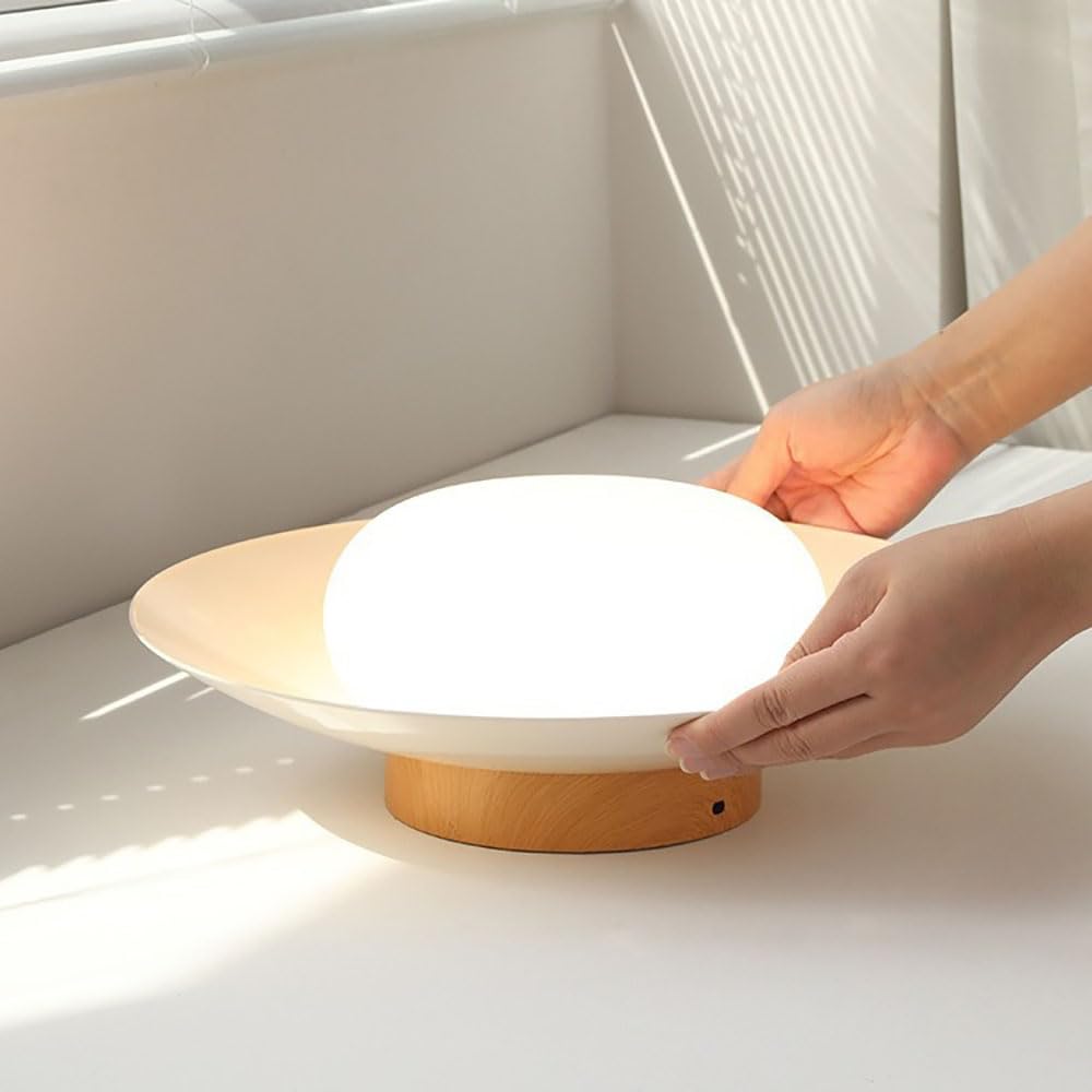 Nordic drewniana lampa sufitowa do zabudowy, trójkolorowa, ściemniana, z matowym białym abażurem globusa, minimalistyczna, okrągła, do sypialni, salonu, kuchni, sterowania ściennego, wykończenie
