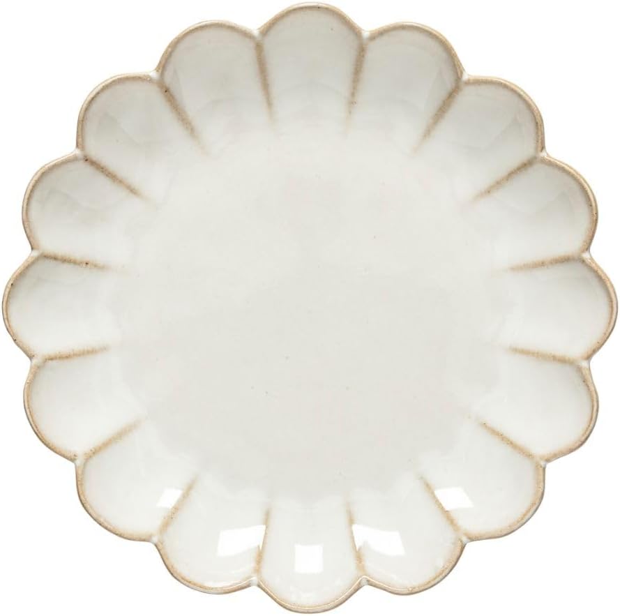 Costa Nova Ceramic Stoneware 7" Appetizer Plate - Marrakesh Collection, Ciel| Microwave & Dishwasher Safe Dinnerware | Food Safe Glazing | Restaurant Quality Dinnerware