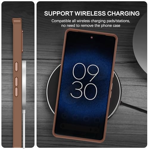 Coque Pixel 7 Pro Magsafe BENTOBEN beige mat et fine - 7