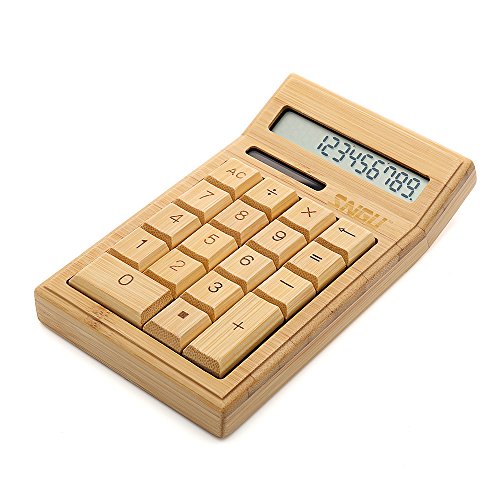 Wooden Solar Calculator