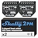 Shelly 2PM Gen3 - WLAN Smart Relais Schalter, Rolladenschalter, Stromzähler, 2 Kanäle, 16A, Lichtschalter, Smart Home, Zeitschaltuhr, Alexa & Google Home, Kein Hub Erforderlich (2 Stück)