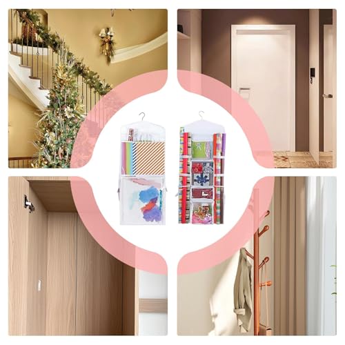 Hanging wrap organizer double-sided haut de gamme en grand format - 6
