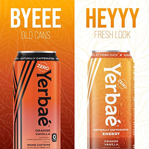 Yerbae Energy Beverage - Variety Flex Pack, 0 Sugar, 0 Calories, 0 Carbs, Energized By Yerba Mate, Plant-Based, Healthy Alternative To Sugary Energy Drinks, 16Oz Cans (12 Pack) #TOP5