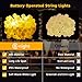 Battery Operated String Lights, B-right Outdoor Fairy Lights, 15ft 40 LEDs Waterproof Globe String Lights for Halloween, Christmas, Wedding, Bedroom, Patio and Party (Warm White, 8 Modes,Timer)