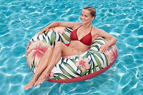 H2O Go Tropical Palms Inflatable Swim Ring 47" #TOP3