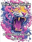 100 Premium Color Neo-Traditional & New School Tattoos Vol. 2: Skulls, Animals and Bold Tattoo Motifs for Professional Tattoo Inspiration and Flash Reference