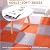 DSJBGSS Playmat Foam Play Mat, Interlocking Foam Floor Mats, Thick Soft Interlocking Carpet Tiles, Yoga Exercise Jigsaw Puzzle Playmats, Crawling Area Rugs, Easy to Install DIY, 12x12in(Black,9PCS)