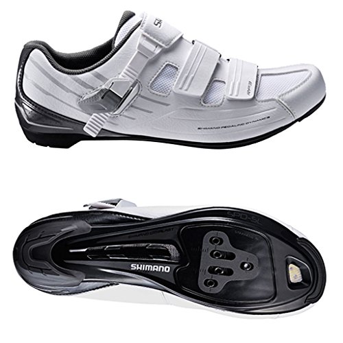 Shimano SHRP3NG450SW00, Zapatillas de Ciclismo de Carretera Hombre, Blanco (White), 45 EU