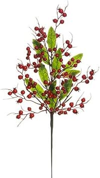 Allstate Mini Berries Artificial Spray - 28" - Red and Green