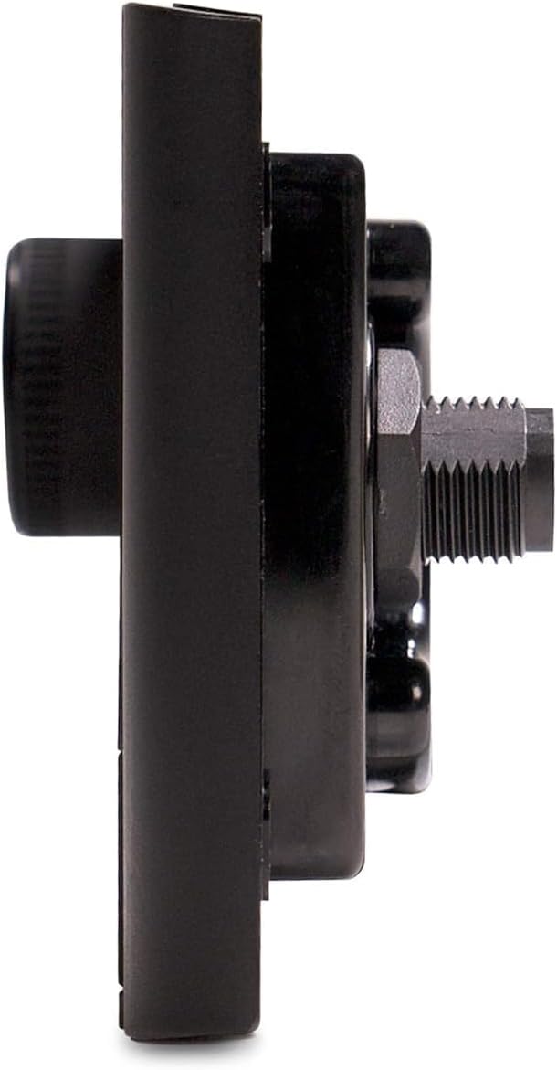 Apa view of the Garmin Fusion Apollo MS-ERX400 Marine Wired Remote showing its shallow mounting depth