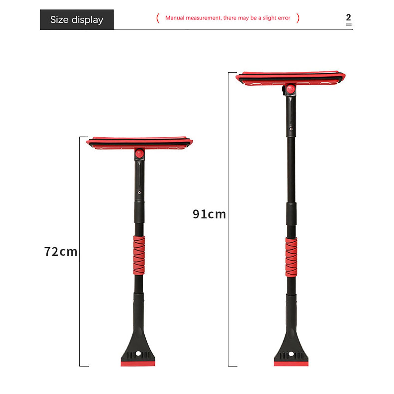 Pala quitanieves para Coche Compatible con Audi A6 C9 C8 C7 C6 C5 C4, Herramienta Multifuncional para Quitar Nieve, descongelar y Barrer Nieve en Invierno.,1Blue