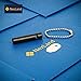 NexLand FK1 Fire Starter Keychain Survival EDC Kits Ceramics Striker and Ferro Rod Ball-Chain