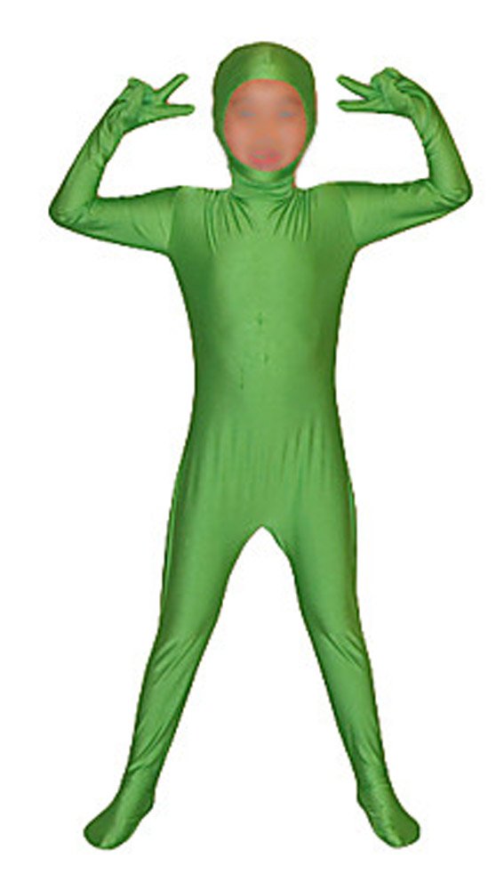 Seeksmile Kids Costume Full Body Zentai Suit Face Open