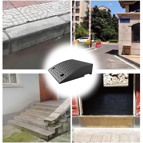 Rampa de bordillo de caucho portátil para vehículos miniatura 4
