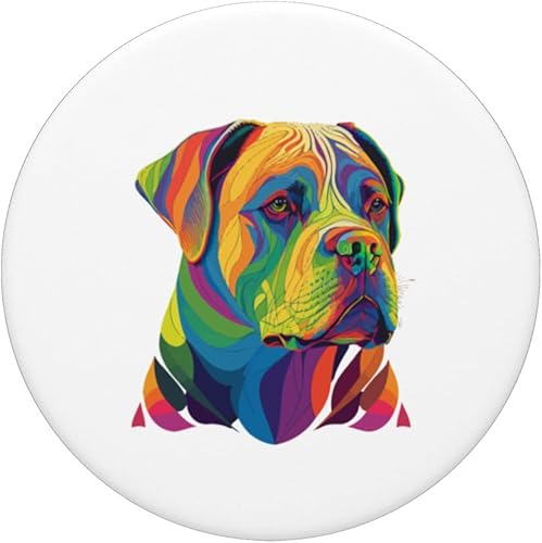 Miniatura 3 de Colorful American Bulldog American Bully Men Women PopSockets Swappable PopGrip