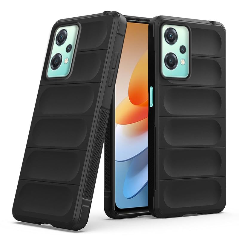 Image of Mr. Case Silicone Back Cover Case for OnePlus Nord CE 2 Lite 5G | Comfort Grip Soft Touch Matte TPU | - Black