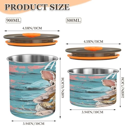 Envase Hermético para Café Qilmy 17oz Acero Inoxidable miniatura 3