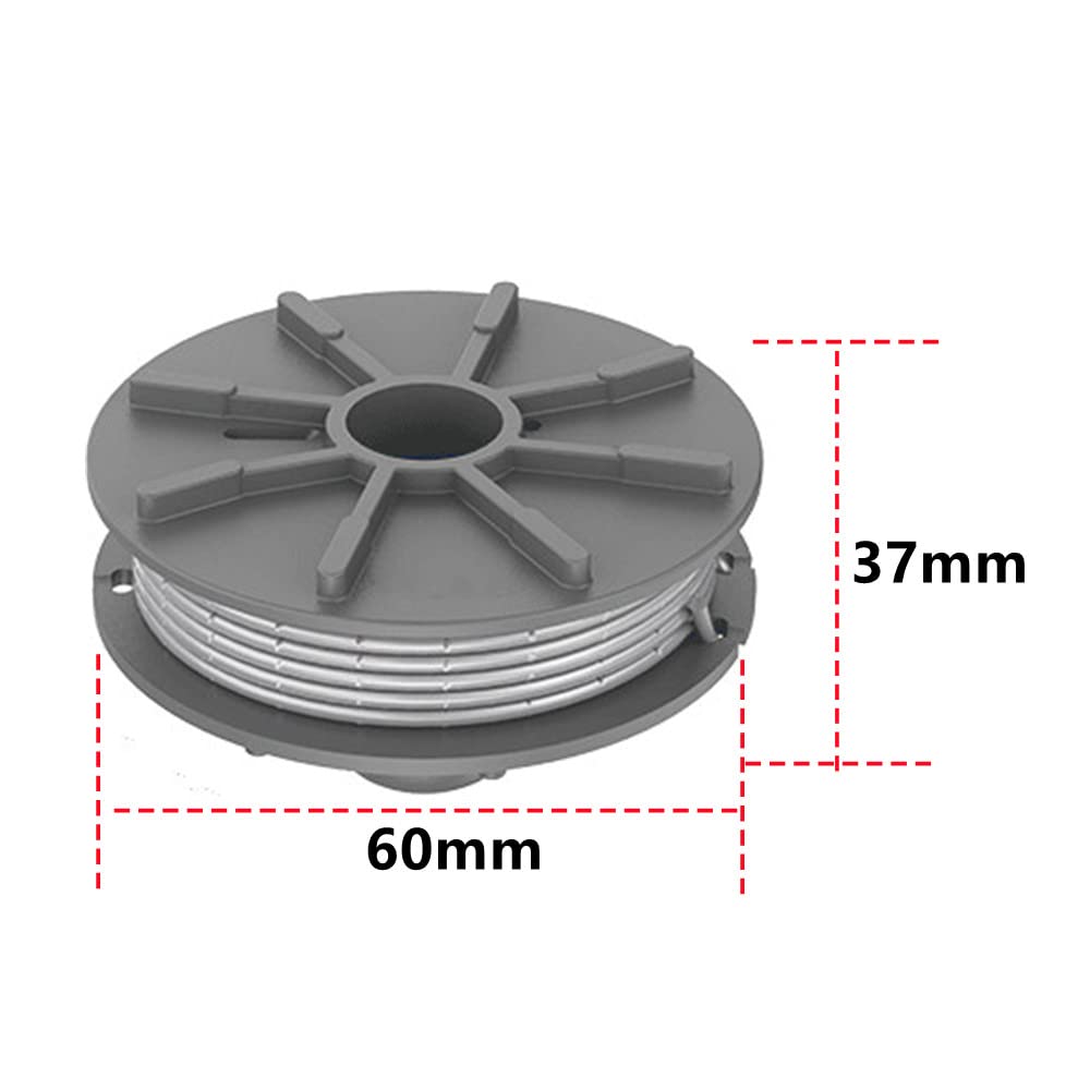 Lot De 3 Bobines Fil De Rechange Couvercle Pour Coupe-Bordure Gardena Easycut ComfortCut PowerCut Accessoire Coupe Herbe Gardena
