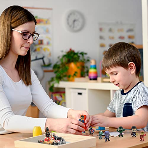 Maixsui 26 Pieces Super Hero Action Sets For Boys Mini Superheroes Figures Ornaments Toys Small Superhero Figurines Birthday Party Favors Cake Decoration Cupcake Topper Supplies #TOP4