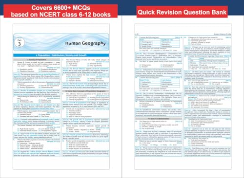 Image of Disha Authentic NCERT Summary (Class 6 to 12) Part 2 - Practice MCQs for UPSC & State PSC Civil Services & other Competitive Exams | Old & New NCERT General Studies | IAS Prelims