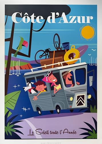 Côte d'Azur Gary Godel souvenir de vacances bord de mer