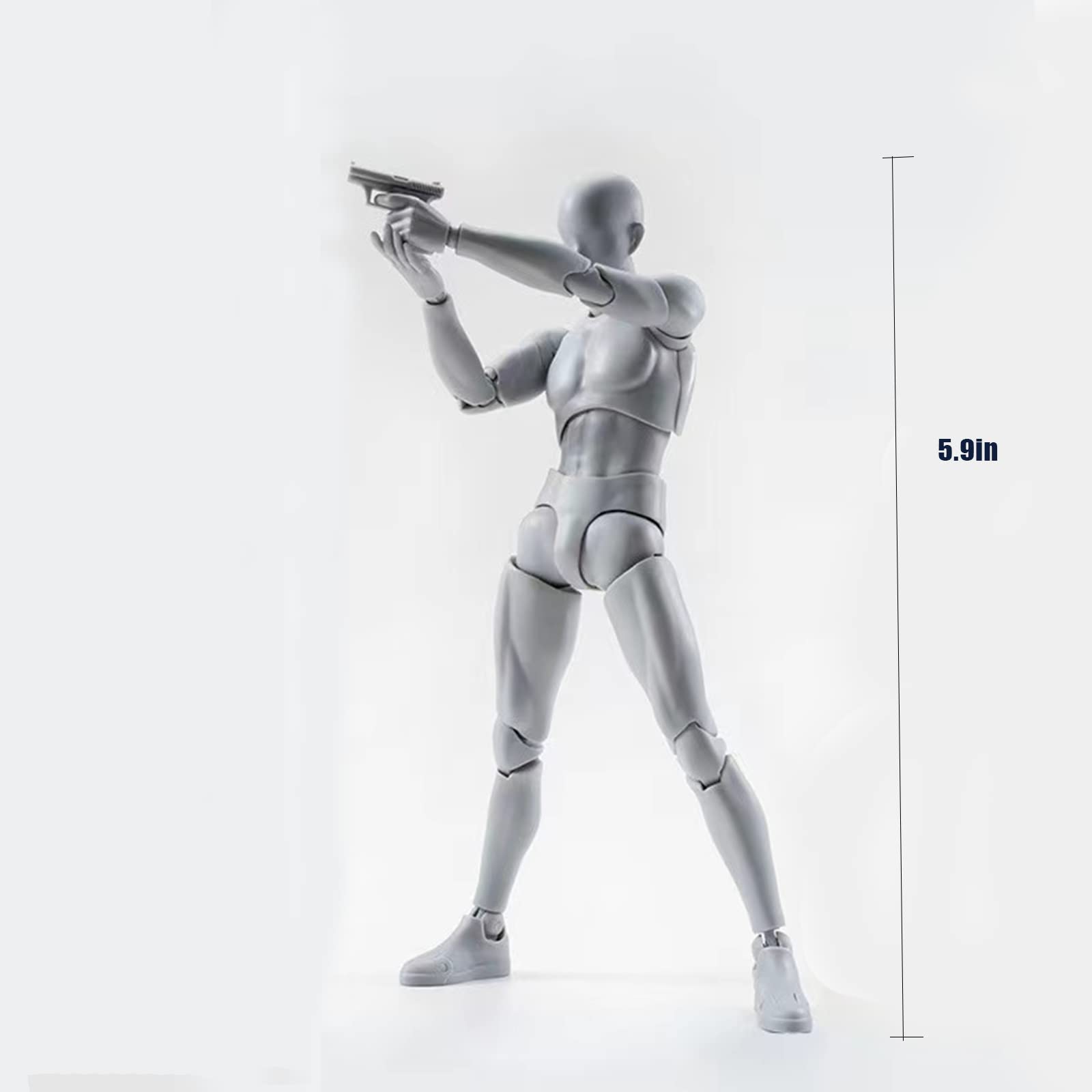 Amazon | MengMaTe デッサン ドール モデル 人形 ポーズ スタンド付き