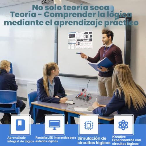 Miniatura 3 de Kit De Soldadura Con Indicador Led, Juego De Soldadura Electrónica Banria Para Aprender A Soldar Con And Or No Nand Nor Xnor, Circuitos Lógicos Digitales Para Estudiantes, Escuelas, Stem