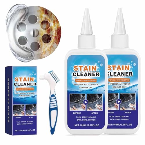 Gel Quitamanchas Para El Hogar,Limpiador De Lavadoras,100 Ml Limpiador De Juntas,Para Limpiar Juntas,Azulejos,Refrigeradores,Ventanas,BañOs Y Fregaderos