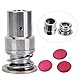 Stoffbezug Knopfform, Runde Stoffabdeckung Knopfhersteller Form, Handgefertigter Knopfmacher mit Stoff Abdeckung für DIY Handpressmaschine(40L)