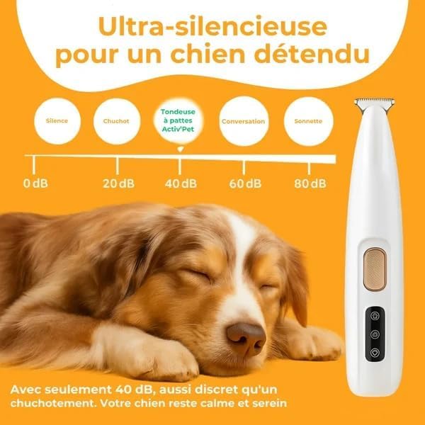 Tondeuse de toilettage GrosMatou — Douceur & Sécurité