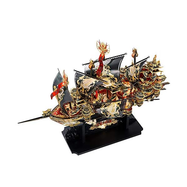 piececool 3D Puzzle modellbausatz Erwachsene 3D Metall Puzzle 3D DIY Metallmodell-Puzzles für Schlachtschiff des Windes… – Bild 3