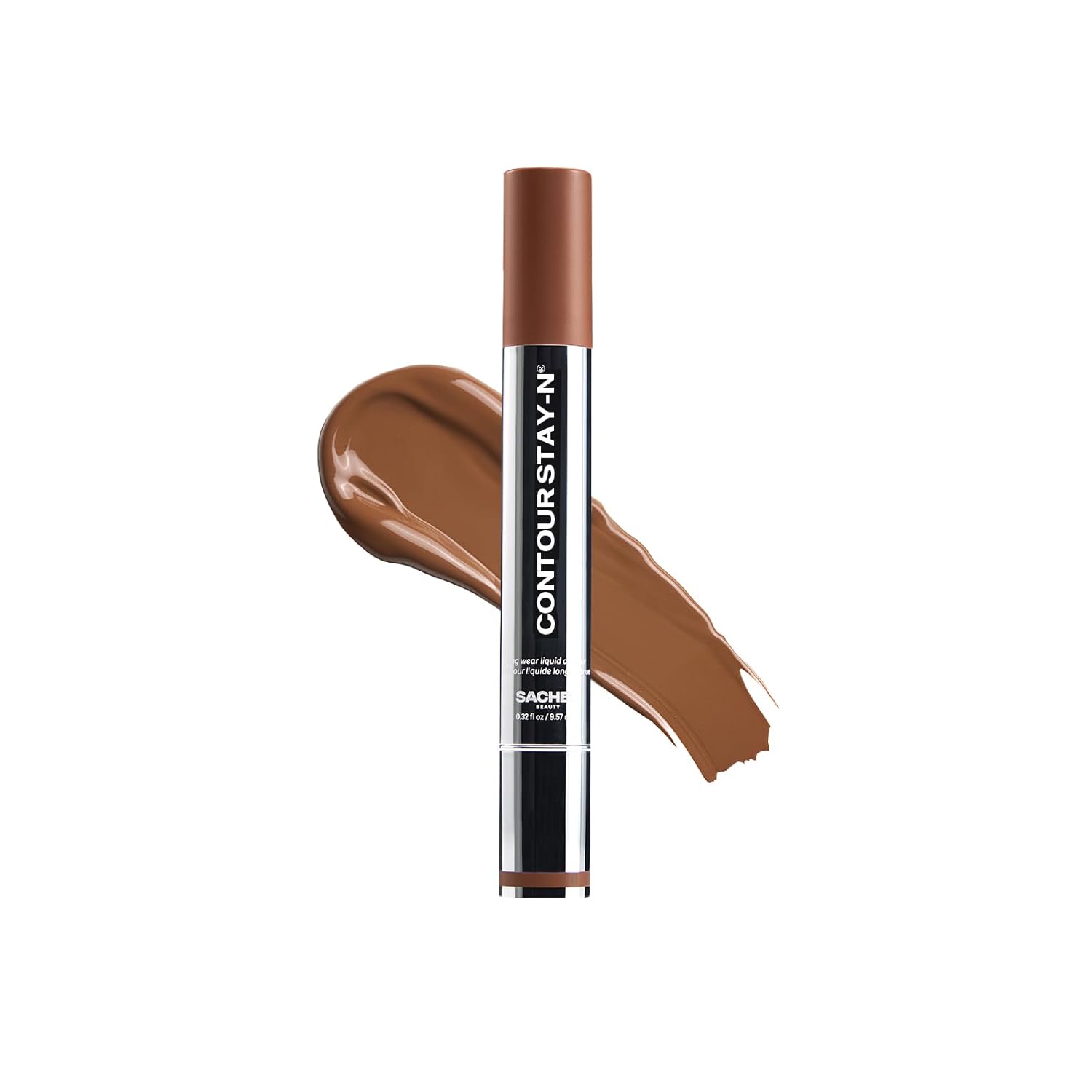 Sacheu Liquid Contour STAY-N Long Wear Bronzer Cream Contour Makeup — Long Lasting, Blendable, & Lightweight Formula — Vegan & Cruelty-free, Giving Boss