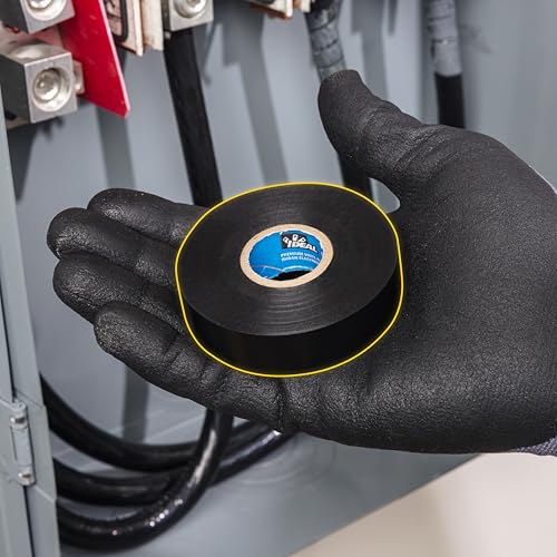 Image of Ideal Industries INC. 46-33 Black 7 Mil Wire Armour UL Listed 3 /4 in. Professional Vinyl Black Electrical Tape