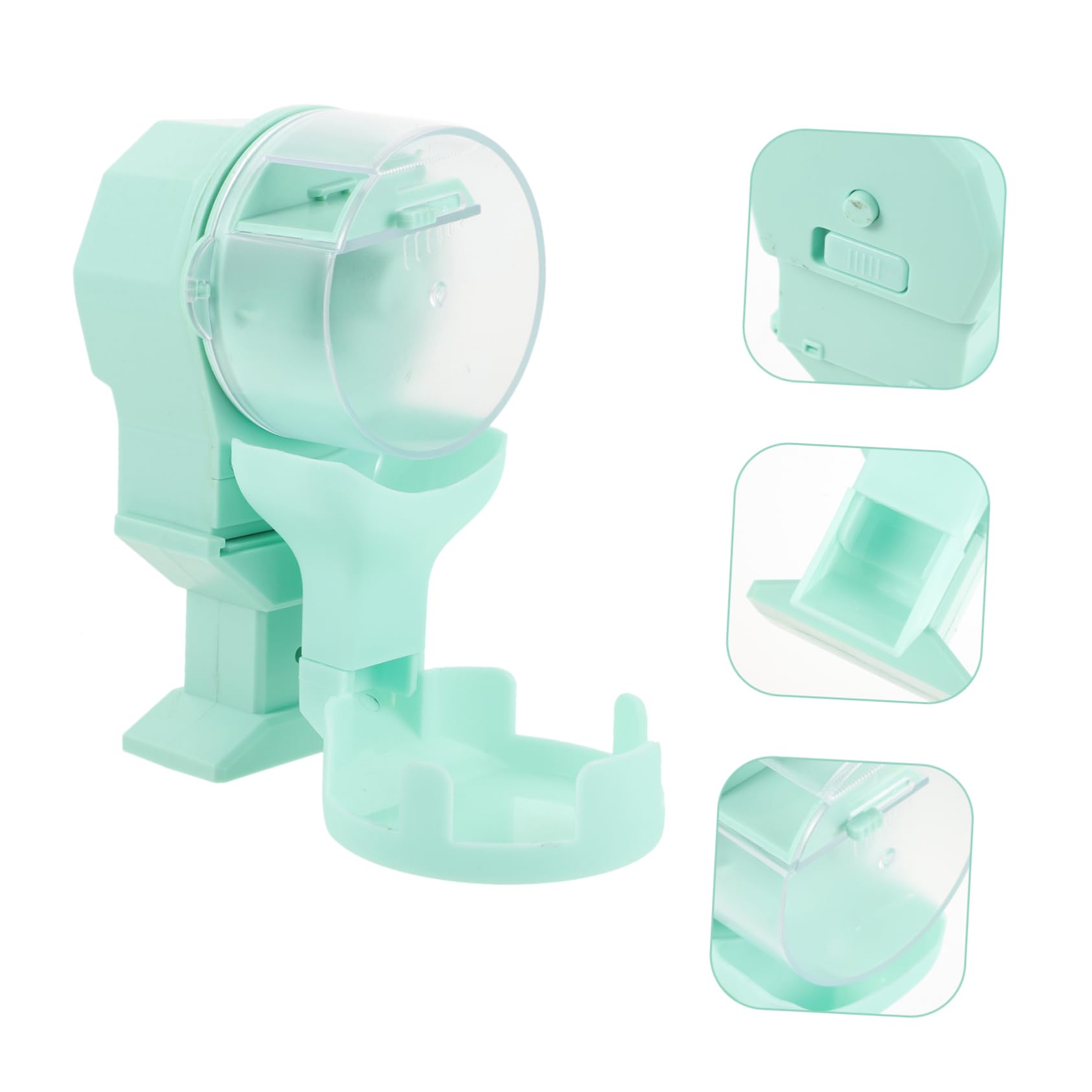 WOONEKY Plastico Mangiatoia 100ml Automatica Rettili e Tartarughe