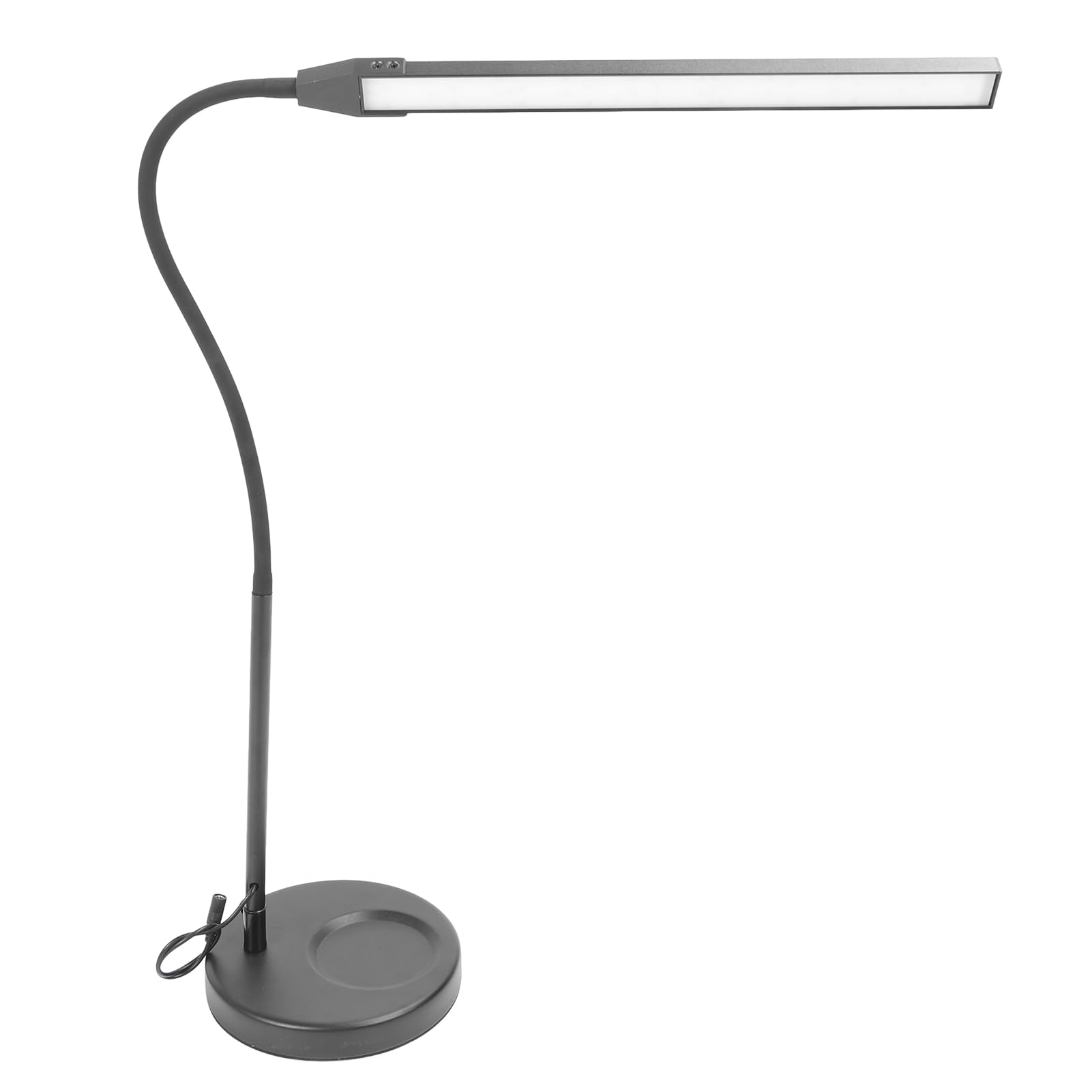 Lámpara de escritorio LED inteligente con atenuación continua, base y pinza, 3 temperaturas de color (3000K-6000K), luz con clip, plegable, con pinza para leer, ideal para el