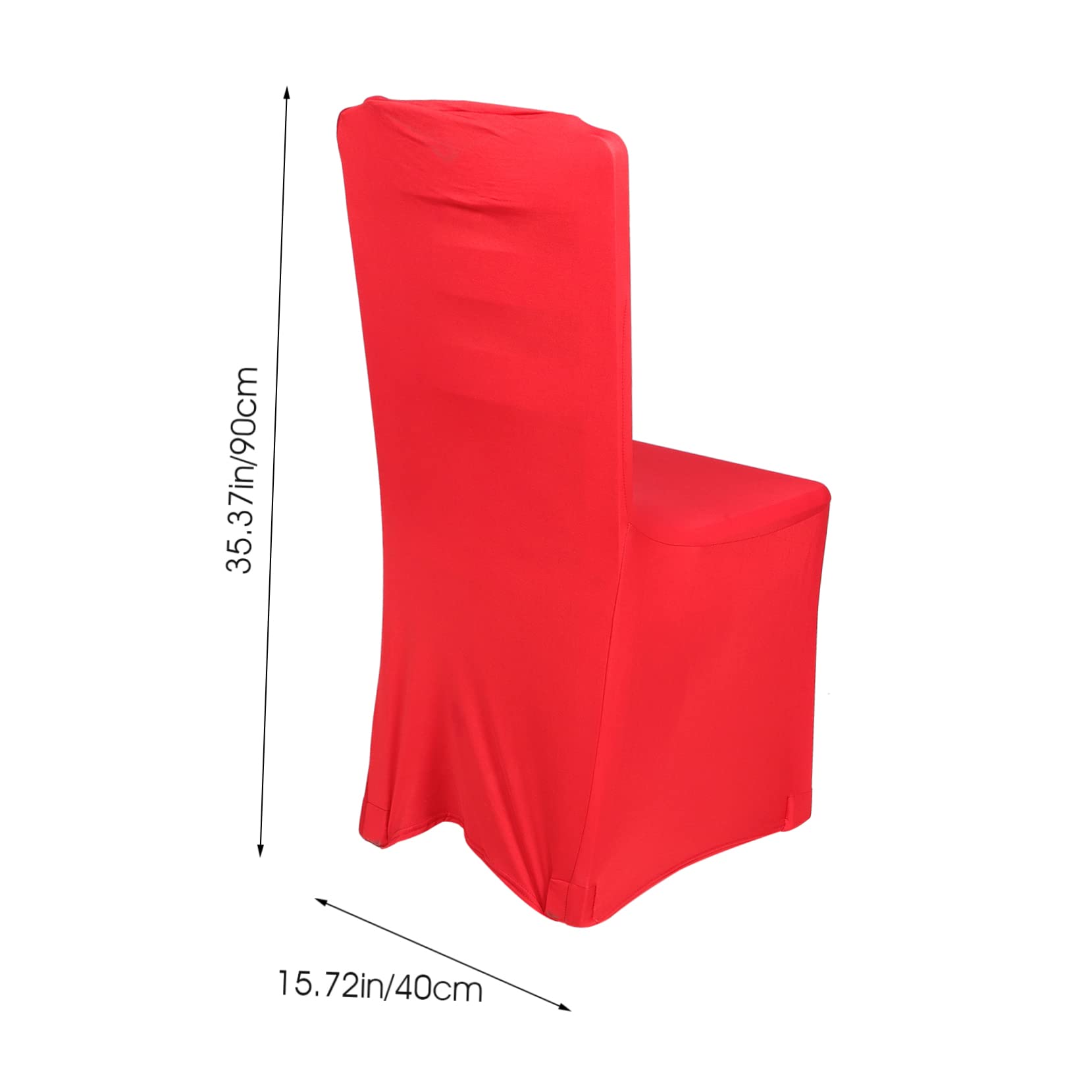 VINTORKY Elegant Wedding Chair Covers 2 Pack Pink Waterproof Party Chair Covers