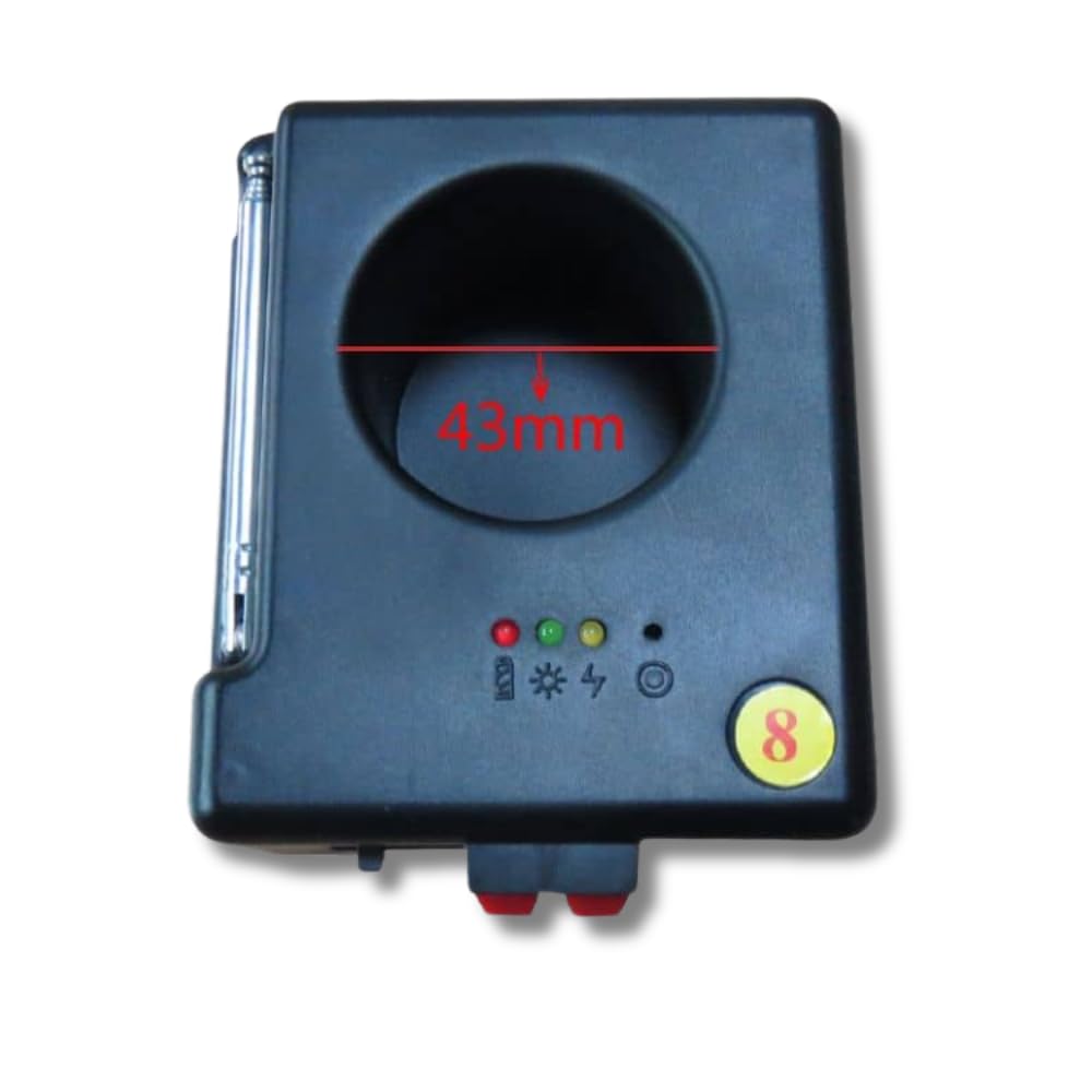 Generico Centralina Fuochi d’Artificio Freddi 4 Canali Wireless con Telecomando – Kit Sistema Pirotecnico per Fontane Fredde e Scintille per Matrimoni, Eventi e Feste, con Custodia, Batterie 9V