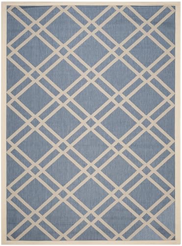 Tapete rectangular azul beige 144 x 108 cm SAFAVIEH miniatura 3