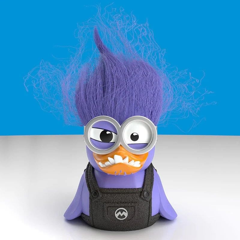 TUBBZ Boxed Edition: Minions - Purple Minion Cosplaying Rubber Duck Vinyl Figure, Purple Minion (Boxed), 9 cm - Image 2
