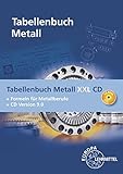  Tabellenbuch Metall XXL CD: Tabellenbuch, Formelsammlung und CD Tabellenbuch Metall 9.0