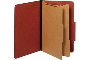 Pendaflex Recycled Legal Size File Folders (2 Dividers & 2" Fasteners)