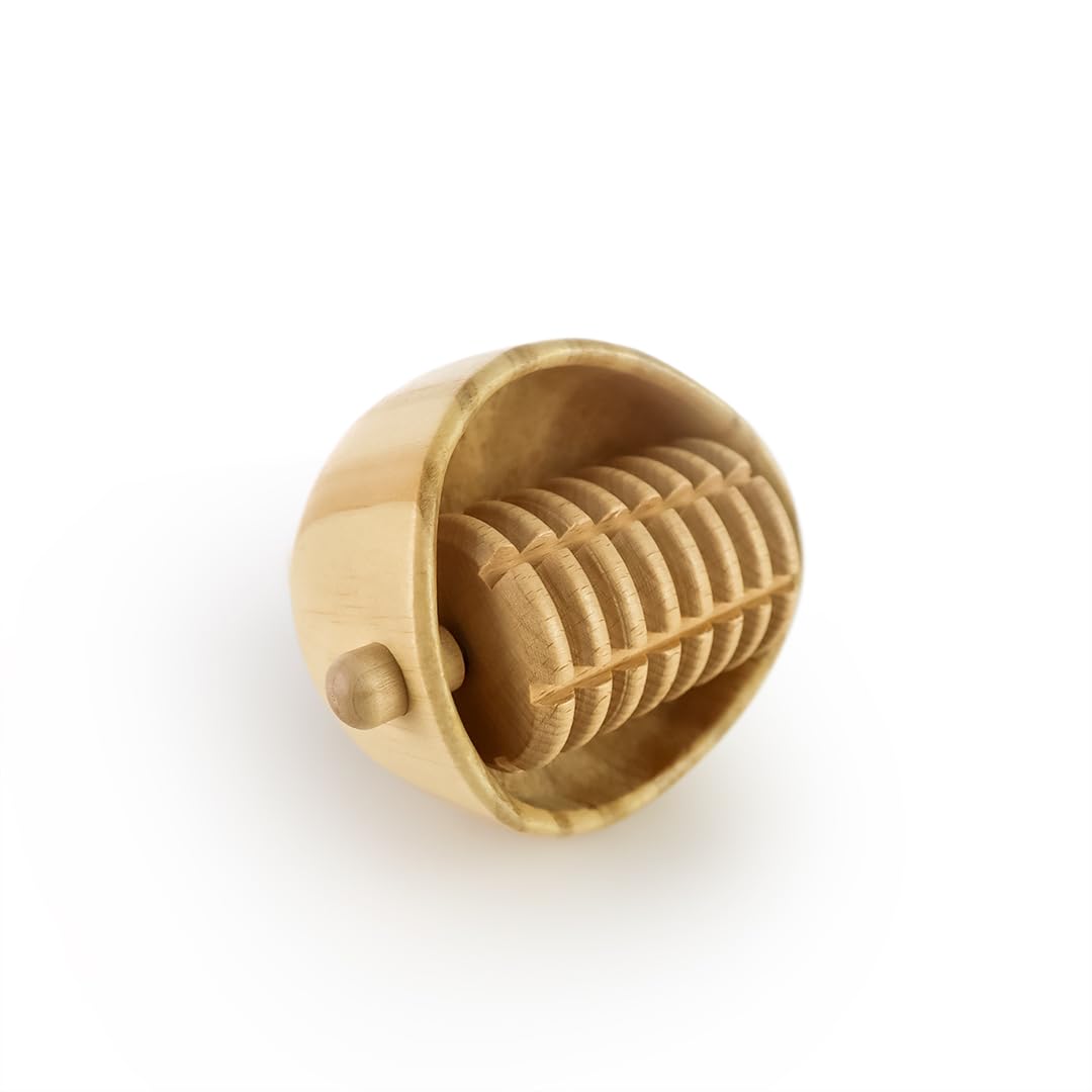 Copa Sueca con Rodillo | Maderoterapia Anticelulitis y Drenante | Copa Sueca y Rodillo para Masajes | Fabricada en Madera de Pino y Loto | Diseñada por Maderoterapia Estética España