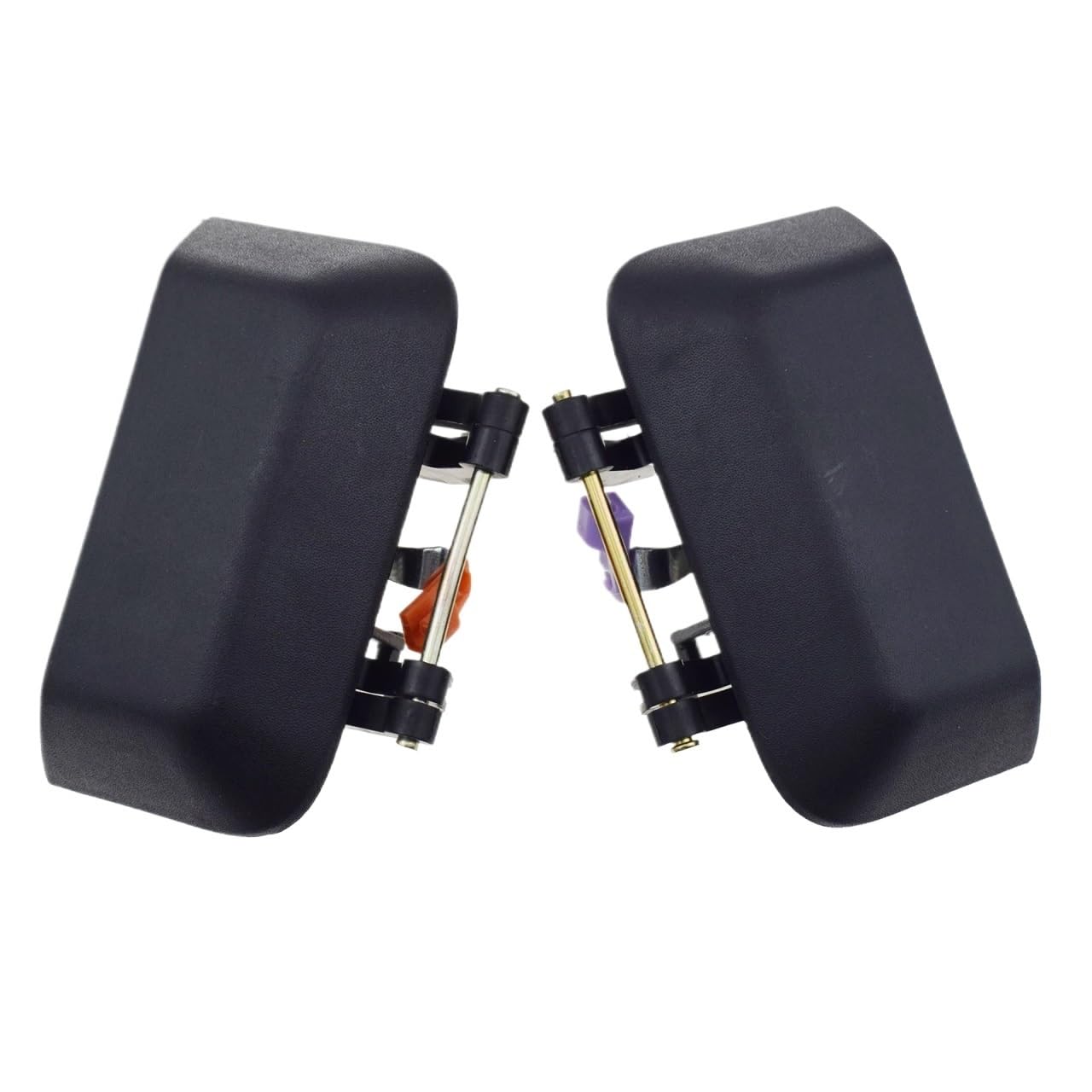 CGMIBOZ Black Exterior Door Handle for 5115827AE,5115826AE Fit for Jeep for Compass 2007-2016(A Pair(L and R))