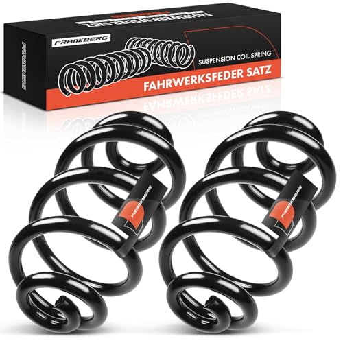 Frankberg 2x Muelles de chasis Compatible con Serie 3 Touring E46 316i 318i 318d 320d 320i 325i 328i 330i 330d Serie 3 Cabrio E46 318 Ci 320 Ci 323 Ci 325 Ci 330 Ci 6750756,33536750756
