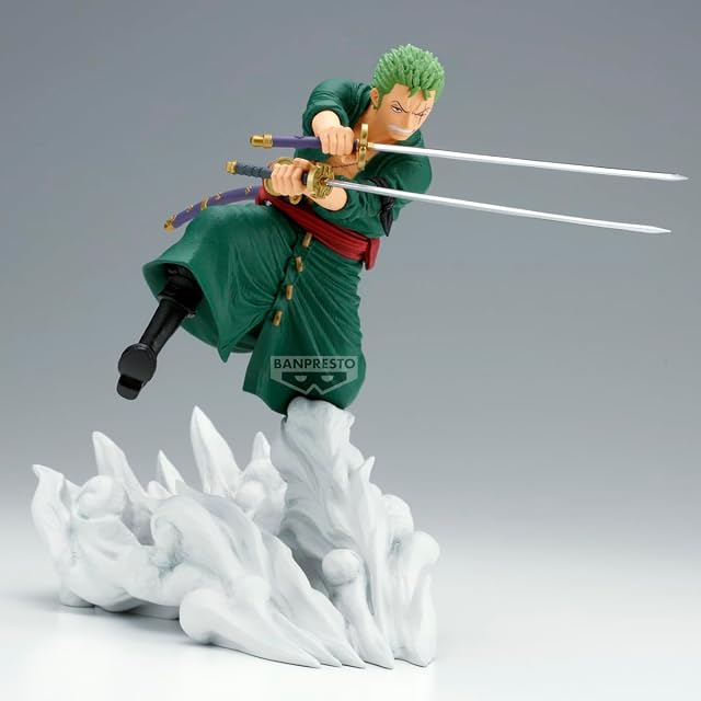 Foto 2 de 5 de Banpresto Figura de Accion Roronoa Zoro One Piece - Senkozekkei - (Egghead Ver) 15 cm - Multicolor BP29205P