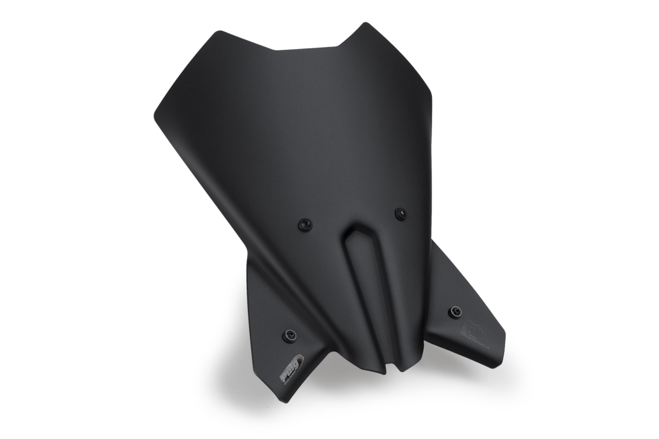 Puig 21998J New Generation Touring Windshield – Aerodynamic Protection and Sporty Design for KTM 125 DUKE and KTM 390 DUKE 2024-2025, Matt balck