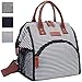 Sac Isotherme Repas, ANGGO Sac Thermique Lunch Bag pour Apportez Repas Fruits, Sac à Lunch Avec Doublure en Isolant Thermique, Sac Réfrigérant Idéal pour Bureau, Plage, Pique-nique, Barbecue - Rayure