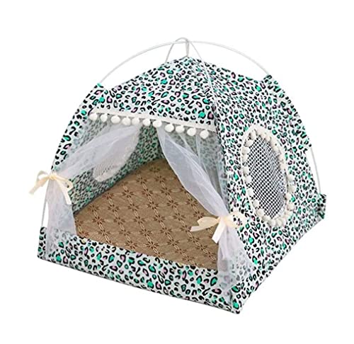 Lit pour chien bleu anti stress avec coussin doux pour chiot