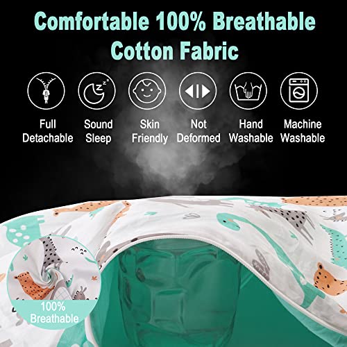 Image of Viviland Baby Lounger Snuggle Me Lounger Fits 0-24 Months Newborn Infant Babies, Dinosaur